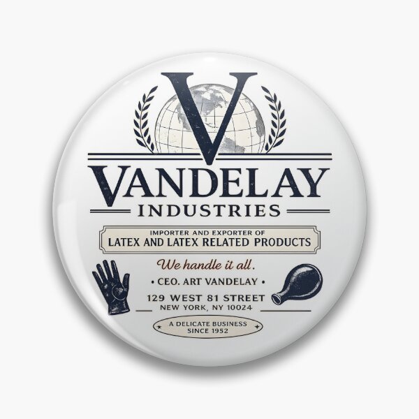 Item preview, Vandelay Industries | Seinfeld Inspired | Import Export Latex Business Design designed and sold by WordWab.