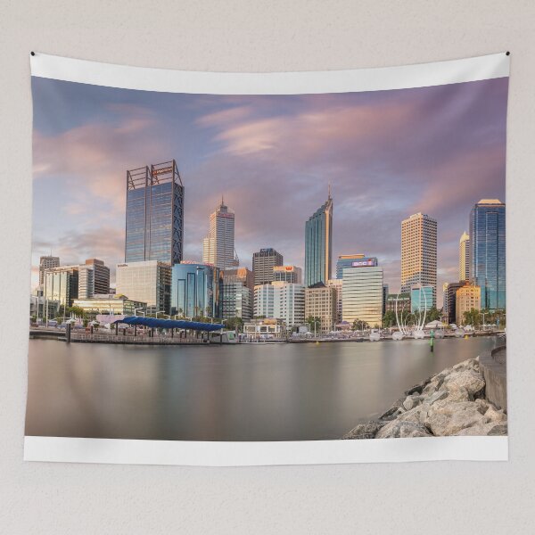 Artikelvorschau, Perth Stadtbild Sonnenuntergang entworfen und verkauft von jacekbak.