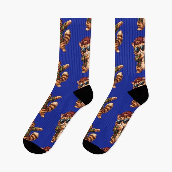 Item preview, Dabbing Cat in Sunglasses and Flannel designed and sold by digitalbob60.