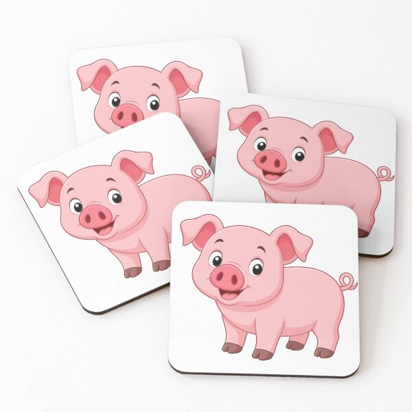 Item preview, Cute Cartoon Pig Character Clipart designed and sold by PriyankaSonara.