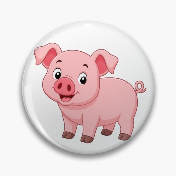 Item preview, Cute Cartoon Pig Character Clipart designed and sold by PriyankaSonara.