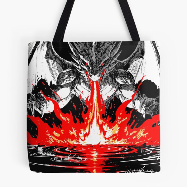 Item preview, Fire-Breathing Dragon Akai - Black and Red Fantasy Manga designed and sold by Tsuiho_art.
