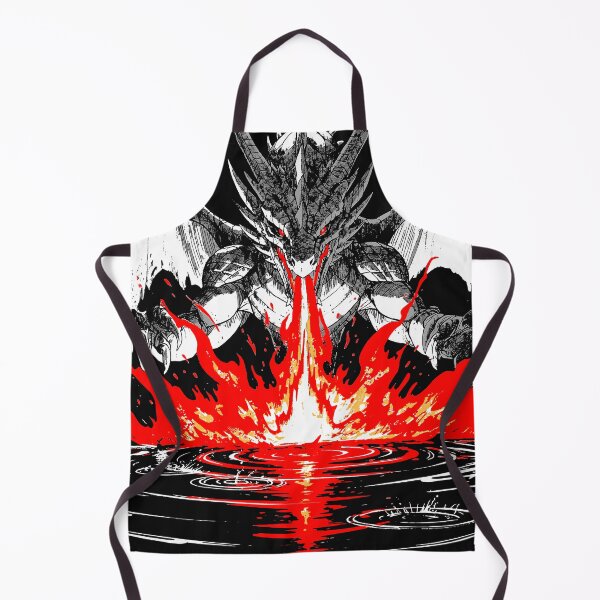 Item preview, Fire-Breathing Dragon Akai - Black and Red Fantasy Manga designed and sold by Tsuiho_art.