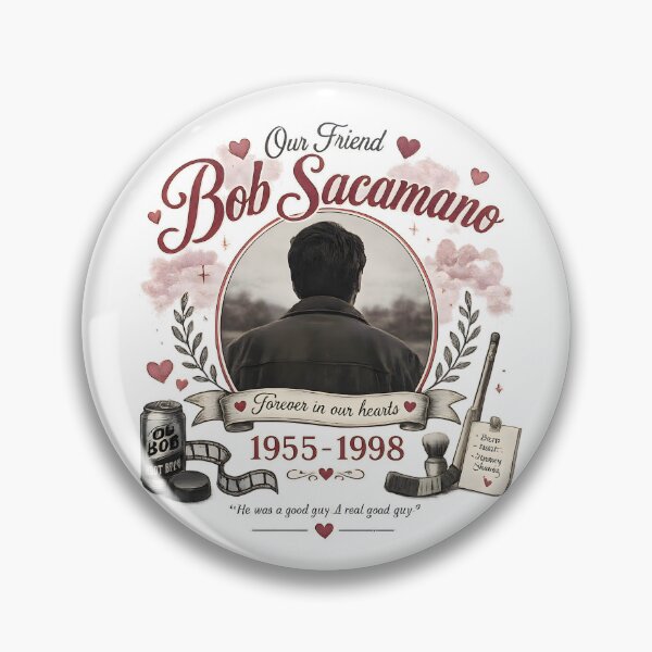 Item preview, Our Friend Bob Sacamano Memorial Shirt | Seinfeld Inspired Parody  | Funny TV Sitcom Reference designed and sold by WordWab.