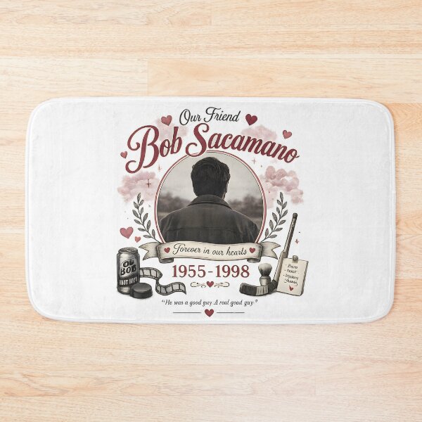 Item preview, Our Friend Bob Sacamano Memorial Shirt | Seinfeld Inspired Parody  | Funny TV Sitcom Reference designed and sold by WordWab.