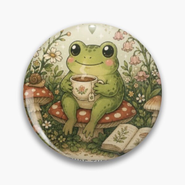 Item preview, Take It Slow Forest Frog designed and sold by sisira gunarathna.