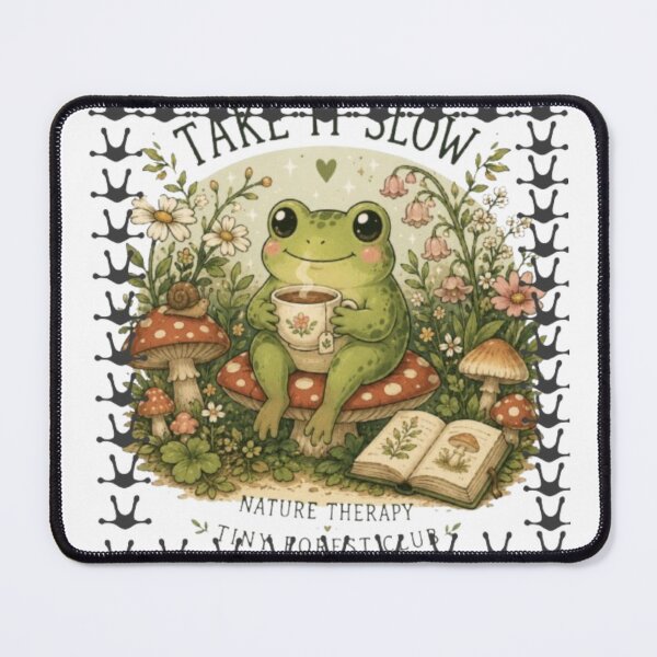 Item preview, Take It Slow Forest Frog designed and sold by sisira gunarathna.