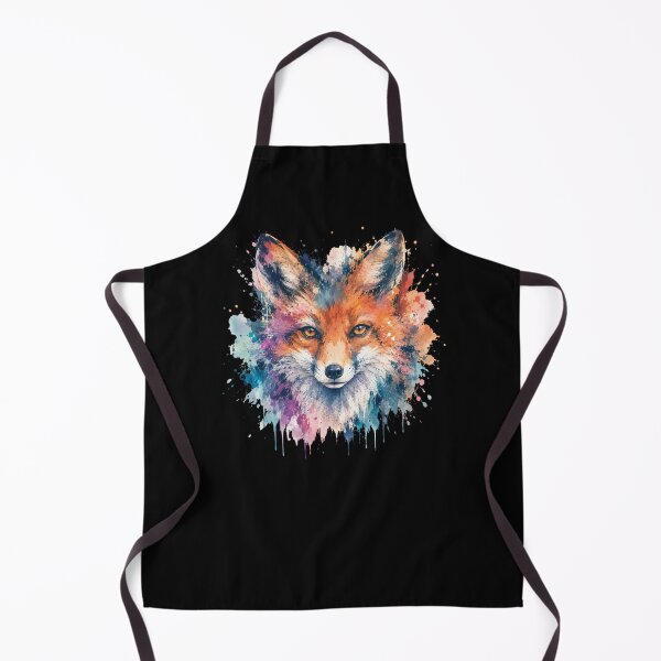 Item preview, Colorful Watercolor Fox Splash Art designed and sold by 0606PM.