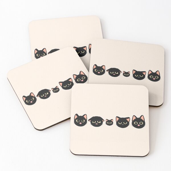 Item preview, Five Moods of a Black Cat designed and sold by Deep Descent.