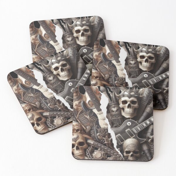 Item preview, Skull & Strings – Rock Spirit Unleashed designed and sold by Catfcreations.