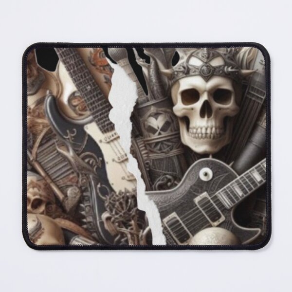 Item preview, Skull & Strings – Rock Spirit Unleashed designed and sold by Catfcreations.