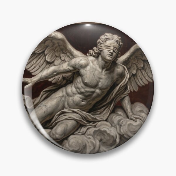 Item preview, Fallen Blind Angel Renaissance Oil Painting designed and sold by Tout-Puissant.