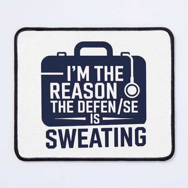 Item preview, Funny Legal Nurse Consultant Shirt | I'm the Reason the Defense Is Sweating | designed and sold by CuteDesignables.