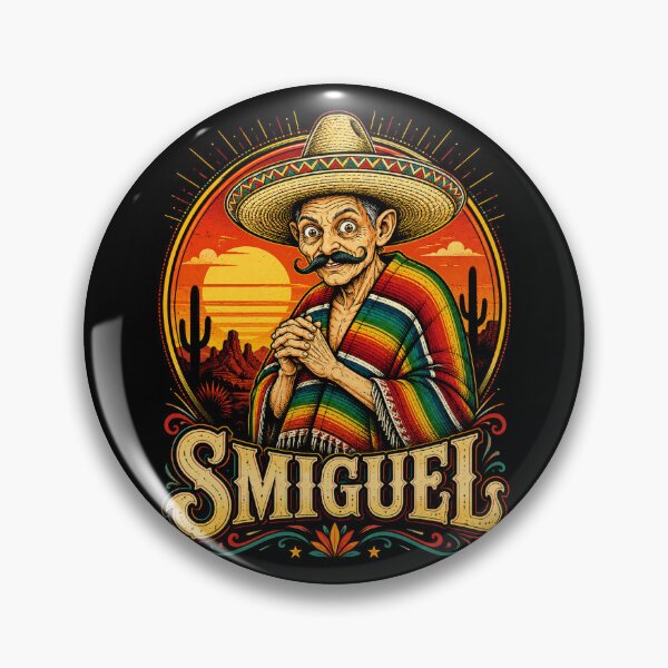Item preview, Smiguel Mexican Sombrero Vintage Mexican Culture Mashup designed and sold by MaskedTarget.