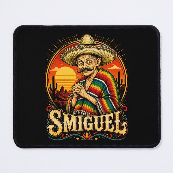 Item preview, Smiguel Mexican Sombrero Vintage Mexican Culture Mashup designed and sold by MaskedTarget.