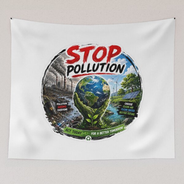 Item preview, Stop Pollution – Save Our Planet designed and sold by MR4me.