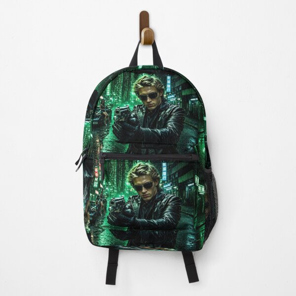 Artikelvorschau, Cyberpunk-Krieger mit Sonnenbrille entworfen und verkauft von JMAVILA ART.