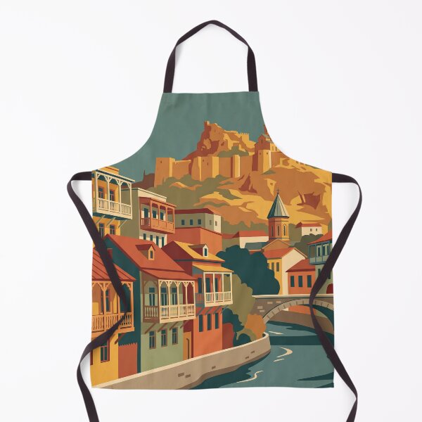 Item preview, Tbilisi Georgia Vintage Travel Illustration Art designed and sold by Atlas Poster Co..