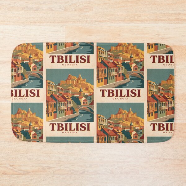 Item preview, Tbilisi Georgia Vintage Travel Illustration Art designed and sold by Atlas Poster Co..