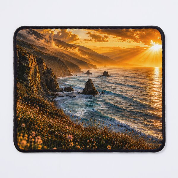 Item preview, Golden Horizon Coast designed and sold by ImagineNInk.