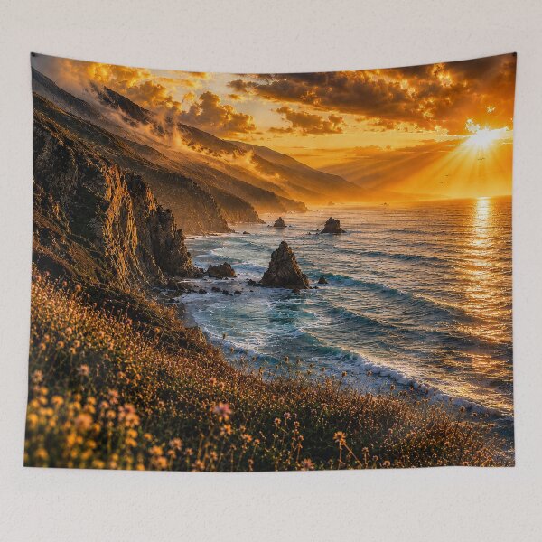 Item preview, Golden Horizon Coast designed and sold by ImagineNInk.