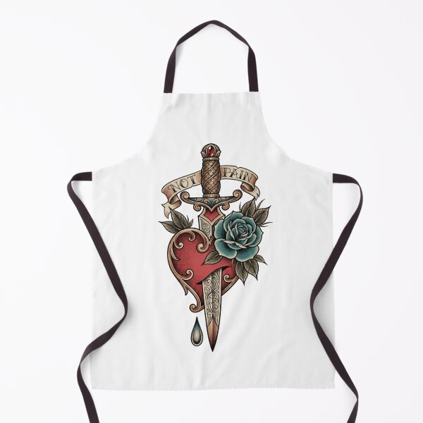 Item preview, Heart with a dagger - Not Pain designed and sold by Mario-Mora-Art.