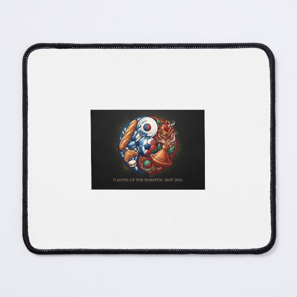 Item preview, France vs Morocco Flavors of the Rematch Yin Yang Food Art July 10 designed and sold by VikrantCreative.