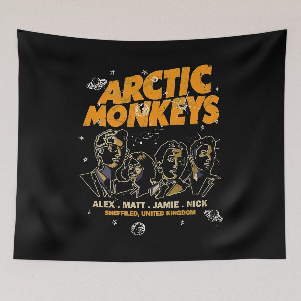 Item preview, Retro Band Portrait Space designed and sold by Thefulavocado.
