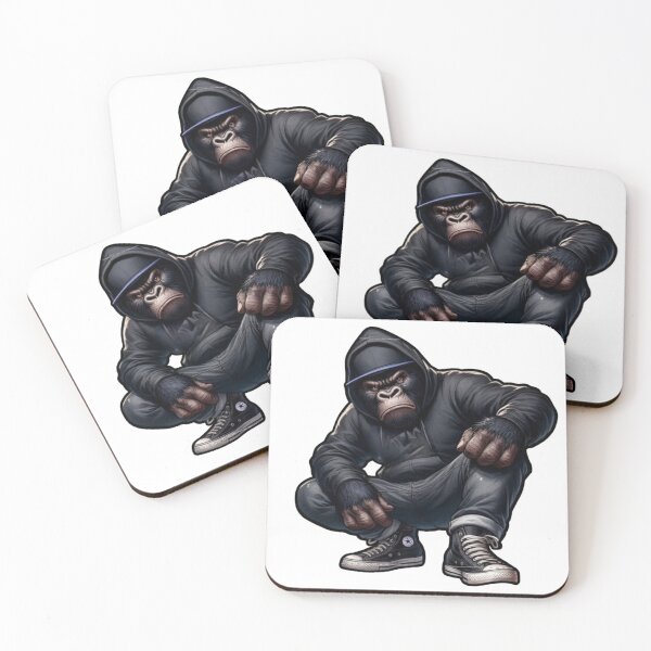 Item preview, Gangster Gorilla in All black designed and sold by Roniscustoms.