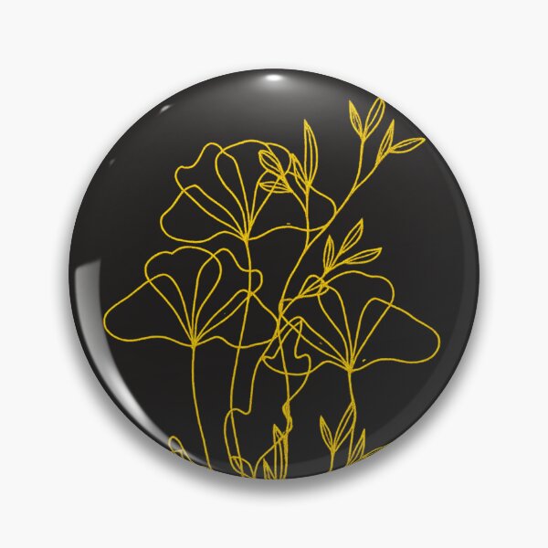 Item preview, Elegant Gold Botanical Line Art – Minimalist Transparent Floral Illustration designed and sold by EdgeSphere.
