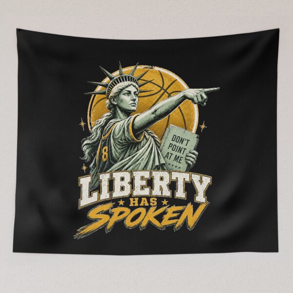 Item preview, Sophie Basketball Point God Liberty Has Spoken Patriotic USA designed and sold by MaskedTarget.