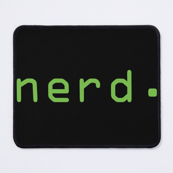 Item preview, Nerd Typography Design – Bold Green Minimalist Text Art for Geeks designed and sold by ShirtRemarks.