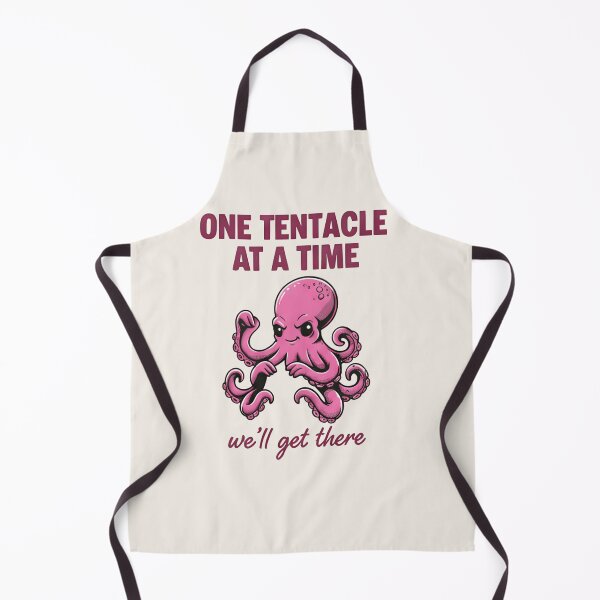 Item preview, One Tentacle at a Time Octopus T-Shirt & Sticker – Cute Motivational Ocean Graphic Tee designed and sold by ZyxDes.