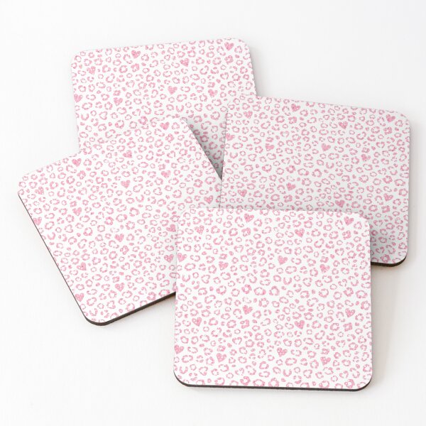 Item preview, Pink Glitter Leopard Hearts Pattern designed and sold by Lumi-Marine.
