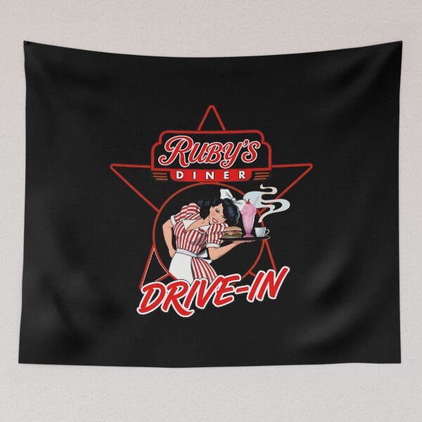 Item preview, Retro Diner Style Drive In Emblem designed and sold by mitteeberlin.
