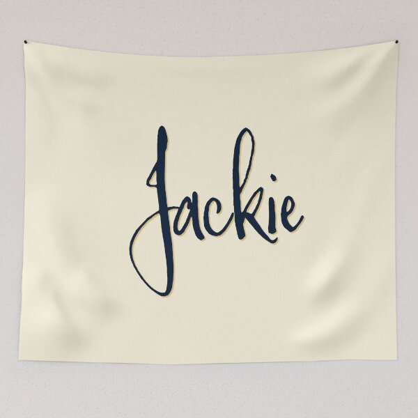 Item preview, JACKIE personalized type design designed and sold by CharlottePlaceArt.