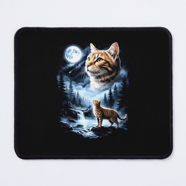 Item preview, Orange Cat Howling to the Moon Funny Meme designed and sold by charoen-design.