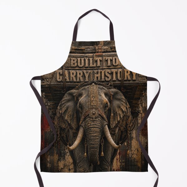 Item preview, Builder Built To Carry History Elephant Brutalist Canvas Print designed and sold by SavannaStrikes.