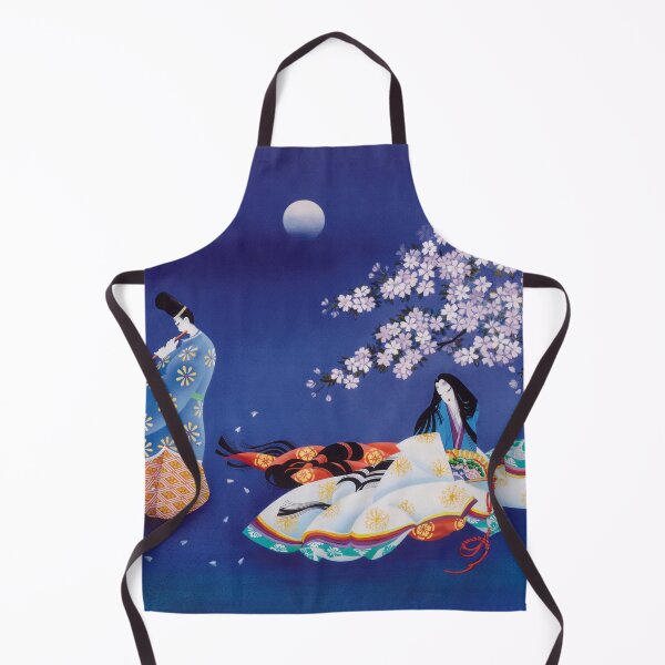 Item preview, Classical Japanese Romance Moonlit Cherry Blossom Night designed and sold by OsakaYumeWorks.