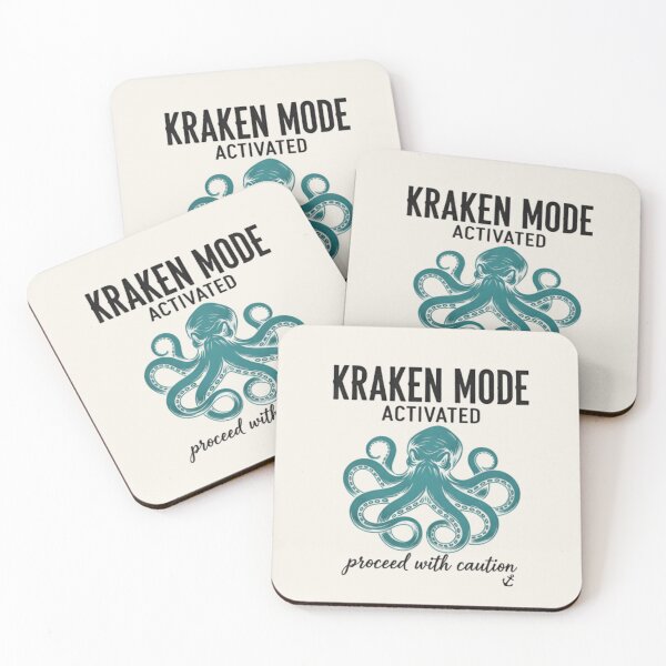 Item preview, Kraken Mode Activated Octopus T-Shirt & Sticker – Funny Sea Monster Graphic Tee designed and sold by ZyxDes.