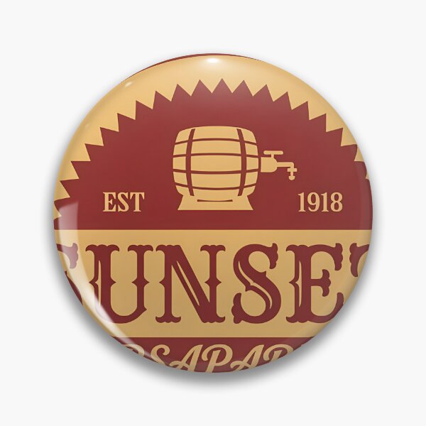 Item preview, Sunset Soda Pop Barrel Retro Emblem Design designed and sold by stoneandslingg.