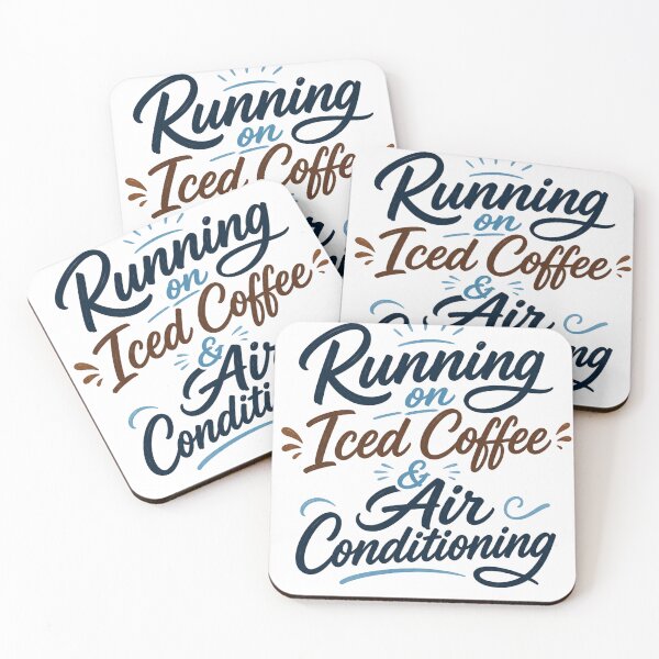 Item preview, Running on Iced Coffee and Air Conditioning designed and sold by Moonya26.