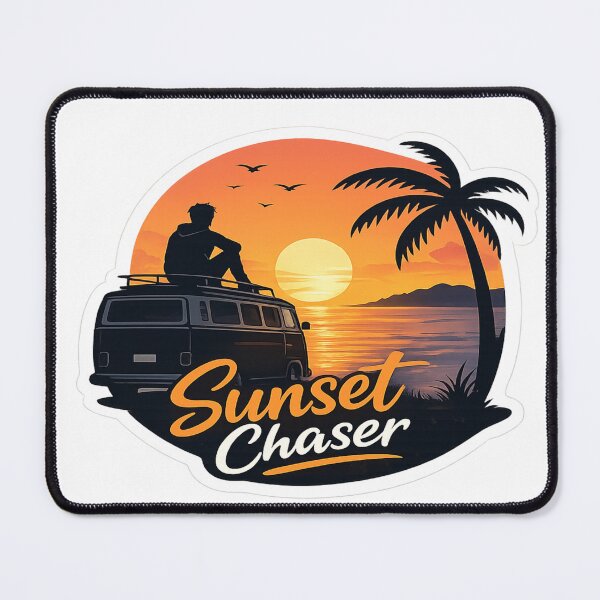 Item preview, Sunset Chaser Sticker designed and sold by Genzfirevibes.