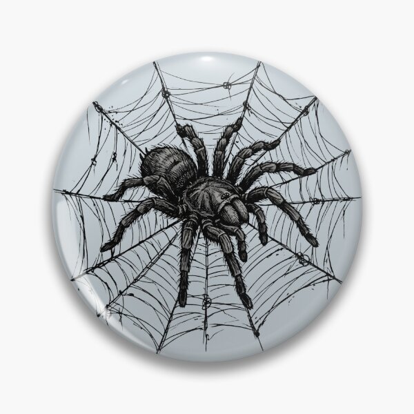 Item preview, Gothic Tarantula on Spiderweb Dark Aesthetic designed and sold by digitalbob60.