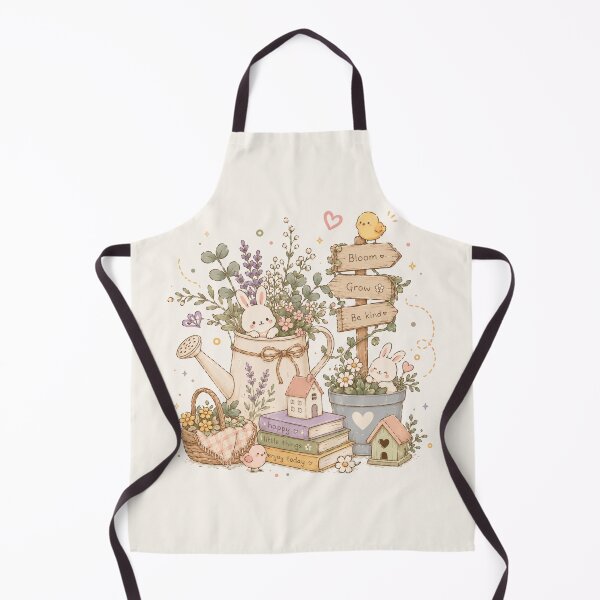 Item preview, Cute Bunny Garden Bloom Grow Be Kind Art designed and sold by 0606PM.