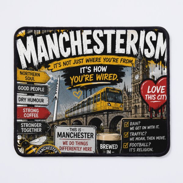 Item preview, Machesterism Northern Soul designed and sold by AllThatIsWelsh.