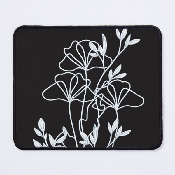 Item preview, Pearlescent White‑Silver Botanical Line Art – Minimalist Transparent Floral Illustration designed and sold by EdgeSphere.