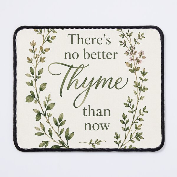 Item preview, There's No Better Thyme Than Now, Herbal Affirmation Art designed and sold by Art by Kristie.