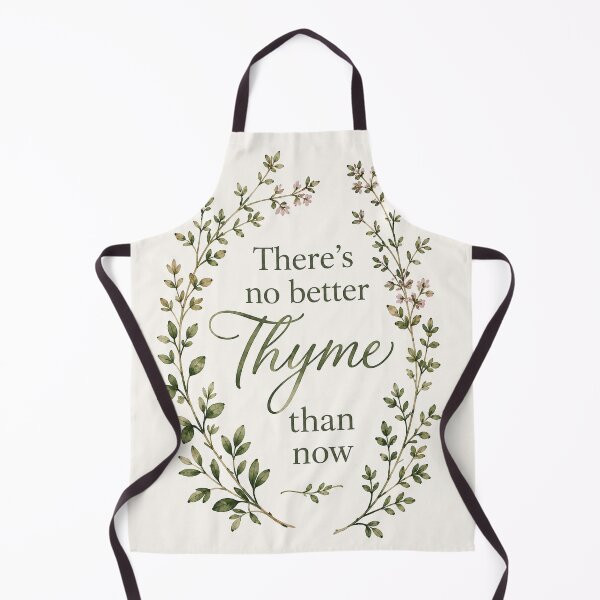 Item preview, There's No Better Thyme Than Now, Herbal Affirmation Art designed and sold by Art by Kristie.