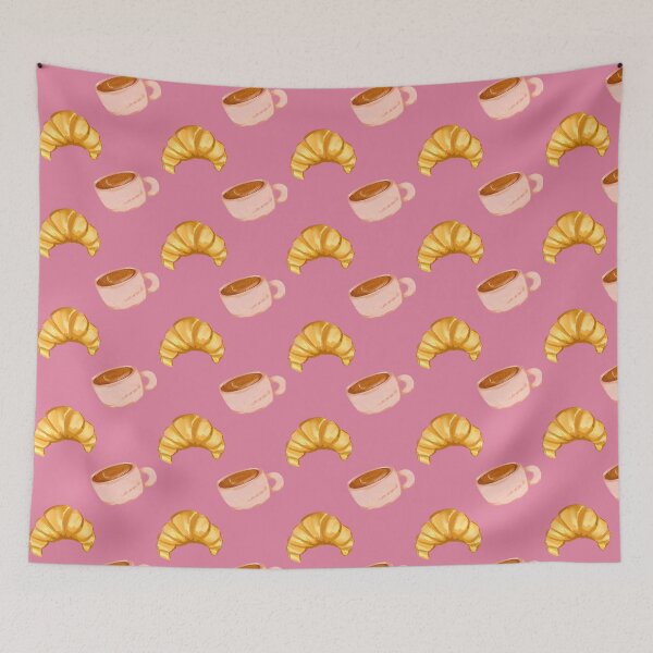 Item preview, Cute Croissants and Coffee designed and sold by SleepingDove.